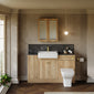 Thaxton Door Integrated Combination Pack - Autumn Oak - welovecouk