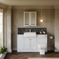 Thaxton Door Integrated Combination Pack - Matt White - welovecouk
