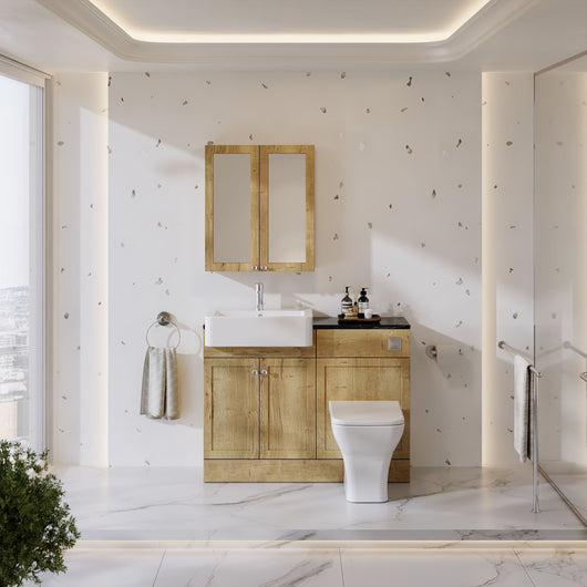  Thaxton Door Complete WC Combination Pack - Autumn Oak