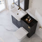 Thaxton Door Complete WC Combination Pack - Soft Black