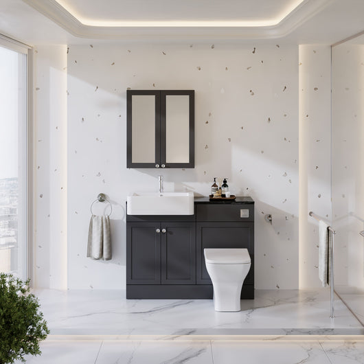  Thaxton Door Complete WC Combination Pack - Soft Black