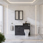 Thaxton Door Complete WC Combination Pack - Soft Black