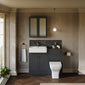 Thaxton Door Complete WC Combination Pack - Soft Black - welovecouk