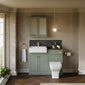 Thaxton Door Complete WC Combination Pack - Fern Green - welovecouk