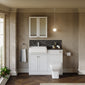 Thaxton Door Complete WC Combination Pack - Matt White - welovecouk