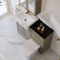 Thaxton Door Complete WC Combination Pack - Pebble Grey
