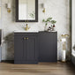 Farlow Shaker 1000mm Floor Standing Minimalist Combination Pack - Satin Soft Black