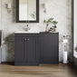 Farlow Shaker 1000mm Floor Standing Minimalist Combination Pack - Satin Soft Black