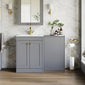 Farlow Shaker 1000mm Floor Standing Minimalist Combination Pack - Satin Grey