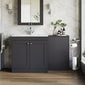 Farlow Shaker 1300mm Floor Standing Minimalist Combination Pack - Satin Soft Black