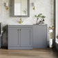 Farlow Shaker 1300mm Floor Standing Minimalist Combination Pack - Satin Grey