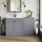 Farlow Shaker 1300mm Floor Standing Minimalist Combination Pack - Satin Grey