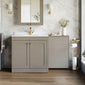 Farlow Shaker 1300mm Floor Standing Marble Top Basin Combination Pack - Pebble Grey
