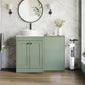 Farlow Shaker 1100mm Floor Standing Vessel Combination Pack - Satin Green
