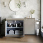 Farlow Shaker 1300mm Floor Standing Vessel Combination Pack - Pebble Grey