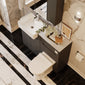 Gressin Door 1100mm Complete WC Combination Pack - Soft Black