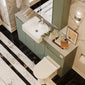 Gressin Door 1400mm Integrated Combination Pack - Fern Green
