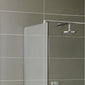SDG Alumen 1000mm x 2000mm Wetroom Shower Screen - Chrome
