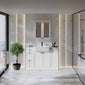 Thaxton Door 1200mm 3-Set Vanity Unit with Basin - Matt White