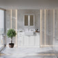 Thaxton Door 1200mm 3-Set Vanity Unit with Basin - Matt White