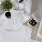 Thaxton Door 1200mm 3-Set Vanity Unit with Basin - Matt White