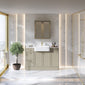 Thaxton Door 1200mm 3-Set Vanity Unit with Basin - Pebble Grey