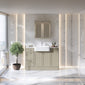 Thaxton Door 1200mm 3-Set Vanity Unit with Basin - Pebble Grey