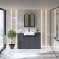 Thaxton Door 1200mm 3-Set Vanity Unit with Basin - Soft Black