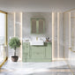 Thaxton Drawer 1200mm 3-Set Vanity Unit with Basin - Fern Green