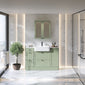 Thaxton Drawer 1200mm 3-Set Vanity Unit with Basin - Fern Green