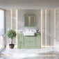 Thaxton Drawer 1200mm 3-Set Vanity Unit with Basin - Fern Green