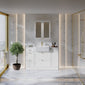 Thaxton Drawer 1200mm 3-Set Vanity Unit with Basin - Matt White