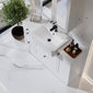 Thaxton Drawer 1200mm 3-Set Vanity Unit with Basin - Matt White