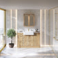 Thaxton Drawer 1200mm 3-Set Vanity Unit with Basin - Autumn Oak