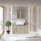 Thaxton Drawer 1200mm 3-Set Vanity Unit with Basin - Pebble Grey