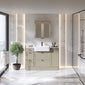 Thaxton Drawer 1200mm 3-Set Vanity Unit with Basin - Pebble Grey