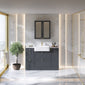 Thaxton Drawer 1200mm 3-Set Vanity Unit with Basin - Soft Black