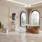 Cobre 1800mm Copper Boat Bath Traditional Suite with Huxton Basin Pedestal & Close Coupled Toilet
