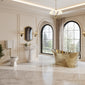 Cobre 1500mm Brass Boat Bath Traditional Suite with Huxton Basin Pedestal & Low Level Cistern Toilet - welovecouk