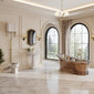 Cobre 1700 Copper Nickel Slipper Bath Traditional Suite with Huxton Basin Pedestal & High Level Cistern Toilet