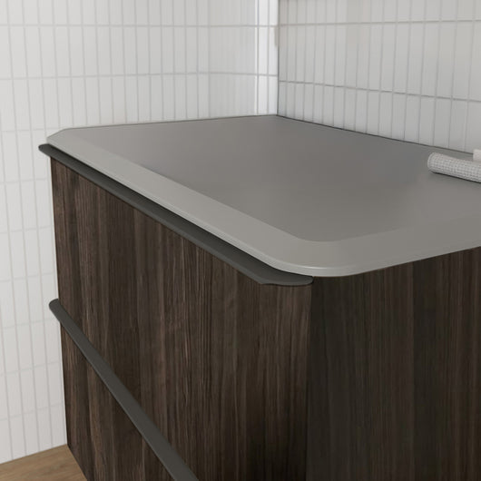  Royo Dai 800mm 2-Drawer Countertop Vanity Unit - Samara Ash