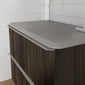 Royo Dai 800mm 2-Drawer Countertop Vanity Unit - Samara Ash