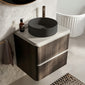 Royo Dai 600mm 2-Drawer Countertop Vanity Unit - Samara Ash