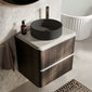 Royo Dai 600mm 2-Drawer Countertop Vanity Unit - Samara Ash
