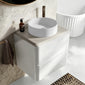 Royo Dai 600mm 2-Drawer Countertop Vanity Unit - Gloss White