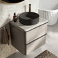 Royo Dai 600mm 2-Drawer Countertop Vanity Unit - Matt Sand