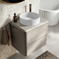 Royo Dai 600mm 2-Drawer Countertop Vanity Unit - Matt Sand