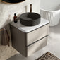 Royo Dai 600mm 2-Drawer Countertop Vanity Unit - Matt Sand