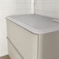 Royo Dai 800mm 2-Drawer Countertop Vanity Unit - Matt Sand