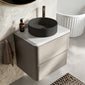 Royo Dai 600mm 2-Drawer Countertop Vanity Unit - Matt Sand